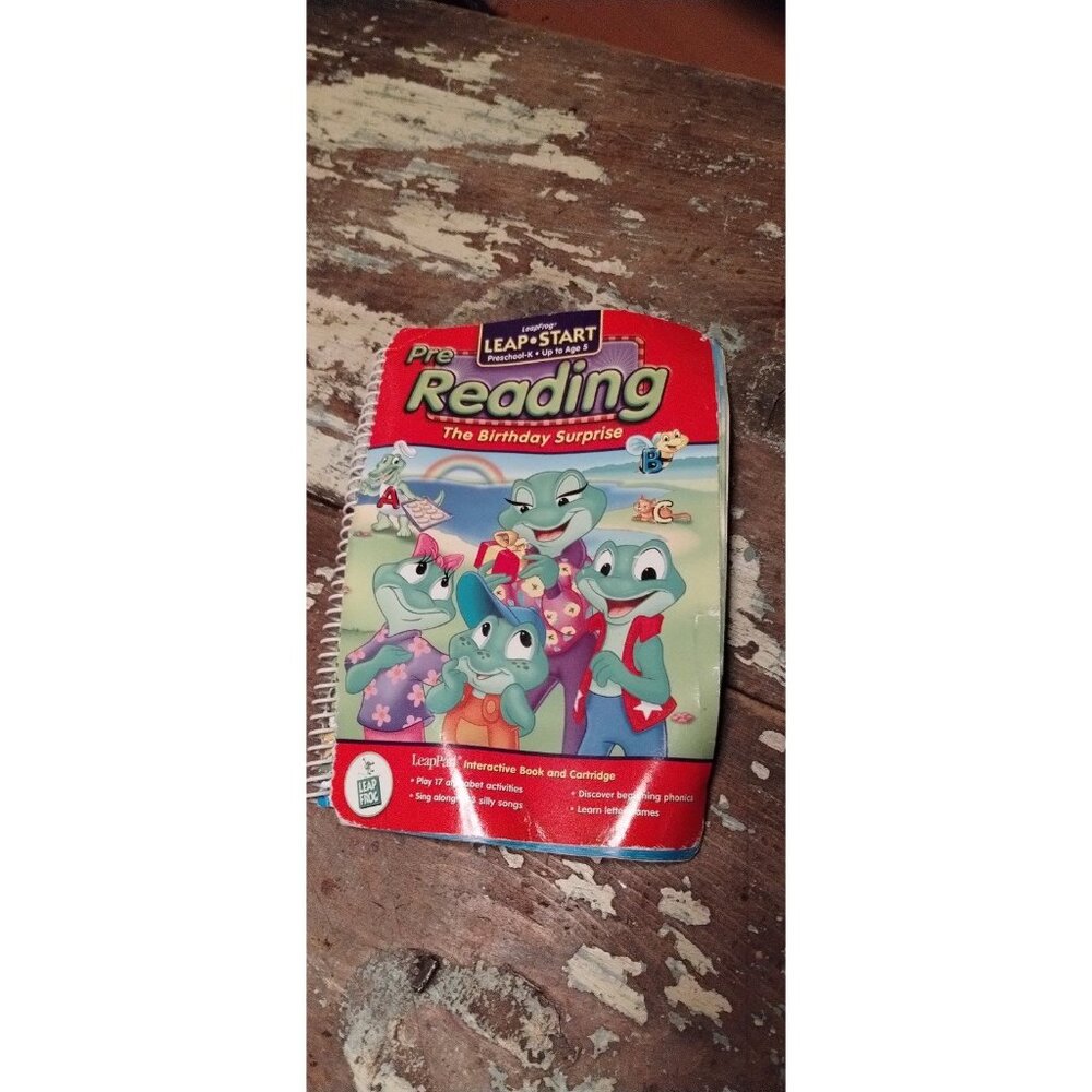 leap start pre reading book only